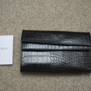 Brand New with Box Furla Women Black Leather Wallet
